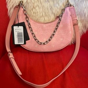 NWT MCM Small Aren Monogram Leather hobo/crossbody bag